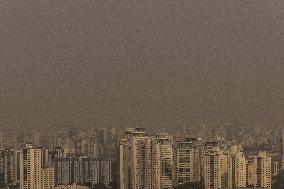 Air Pollution Due To Fires In Sao Paulo