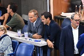 US Open - Roger Federer In The Stands