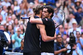 US Open - Zverev v Fritz Quarterfinal