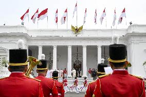 Pope Francis Meets With President Joko Widodo - Jakarta