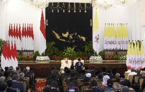 Pope Francis Meets With President Joko Widodo - Jakarta