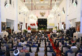 Pope Francis Meets With President Joko Widodo - Jakarta