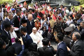 Pope Francis Meets With President Joko Widodo - Jakarta