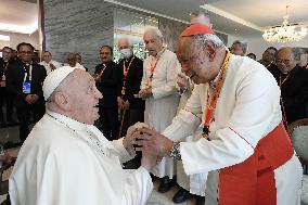 Pope Francis Meets Jesuits - Jakarta