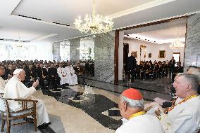 Pope Francis Meets Jesuits - Jakarta