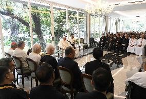 Pope Francis Meets Jesuits - Jakarta