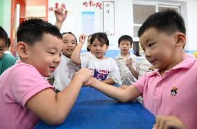 Twins in Elementary School in Handan