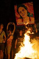 Anti-Government Protest Outside Netanyahu’s Home - Jerusalem