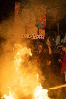 Anti-Government Protest Outside Netanyahu’s Home - Jerusalem