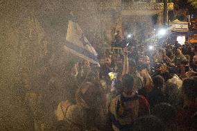 Anti-Government Protest Outside Netanyahu’s Home - Jerusalem