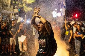 Anti-Government Protest Outside Netanyahu’s Home - Jerusalem