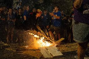 Anti-Government Protest Outside Netanyahu’s Home - Jerusalem