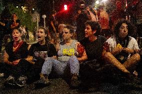 Anti-Government Protest Outside Netanyahu’s Home - Jerusalem