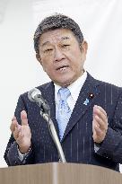 LDP secretary general Motegi seeks LDP presidency