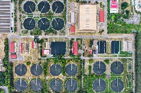 Jiangxinzhou Sewage Treatment Plant in Nanjing