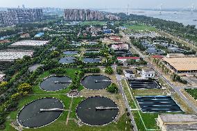 Jiangxinzhou Sewage Treatment Plant in Nanjing