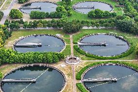 Jiangxinzhou Sewage Treatment Plant in Nanjing