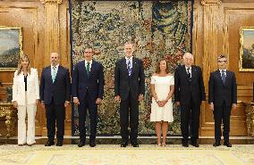 King Felipe Audiences - Madrid