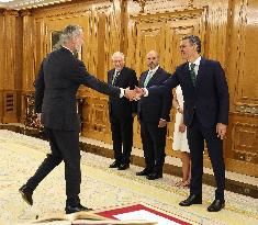 King Felipe Audiences - Madrid