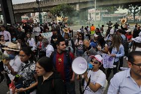 Protest Against  Reform Of The Judicial Branch