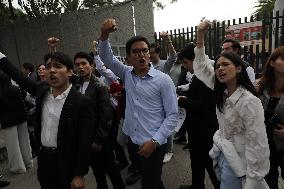 Protest Against  Reform Of The Judicial Branch