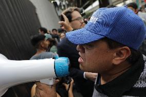 Protest Against  Reform Of The Judicial Branch