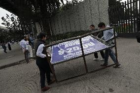 Protest Against  Reform Of The Judicial Branch