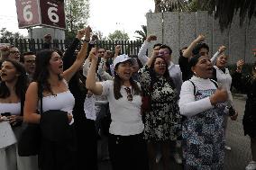 Protest Against  Reform Of The Judicial Branch