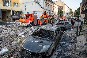 Russian strike on Lviv