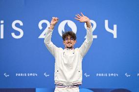 Paris 2024 Paralympics - Para Cycling Road - Alexandre Leaute Wins Gold