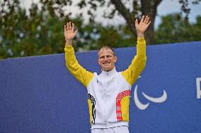 Paris 2024 Paralympics - Para Cycling Road - Alexandre Leaute Wins Gold