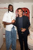 Roger Federer At Moet & Chandon Clubhouse - NYC