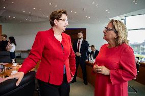 Weekly Cabinet Meeting At The Chancellery in Berlin