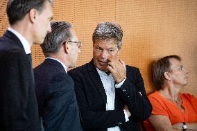 Weekly Cabinet Meeting At The Chancellery in Berlin