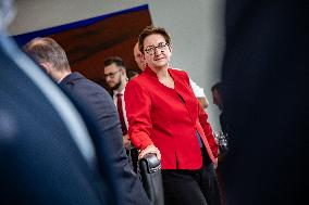 Weekly Cabinet Meeting At The Chancellery in Berlin