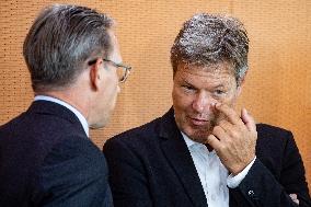 Weekly Cabinet Meeting At The Chancellery in Berlin