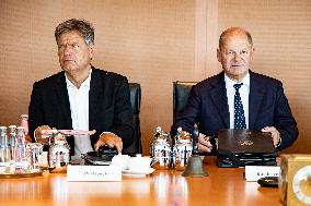 Weekly Cabinet Meeting At The Chancellery in Berlin