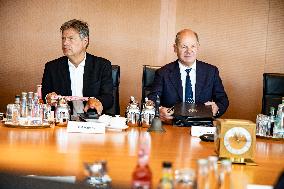 Weekly Cabinet Meeting At The Chancellery in Berlin