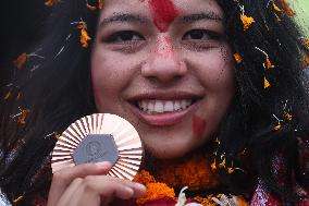 Nepali Paralympics Medal Winner Gets Rousing Welcome Back Home