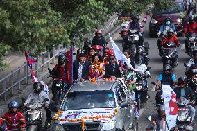 Nepali Paralympics Medal Winner Gets Rousing Welcome Back Home