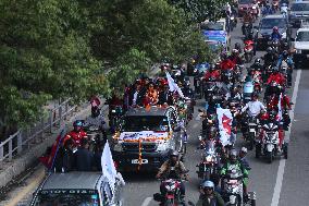 Nepal's Record Setting Paralympics Medalist Palesha Goverdhan Receives Heroic Welcome Back Home