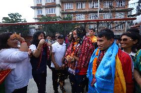 Nepal's Record Setting Paralympics Medalist Palesha Goverdhan Receives Heroic Welcome Back Home