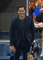 Roger Federer At US Open - NYC