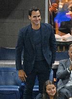 Roger Federer At US Open - NYC