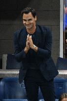 Roger Federer At US Open - NYC