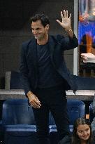 Roger Federer At US Open - NYC