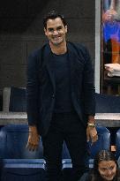 Roger Federer At US Open - NYC