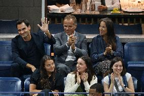 Roger Federer At US Open - NYC