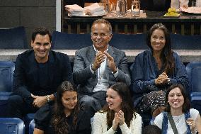 Roger Federer At US Open - NYC