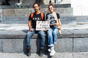 Demonstration In Support Of Paul Watson - Paris